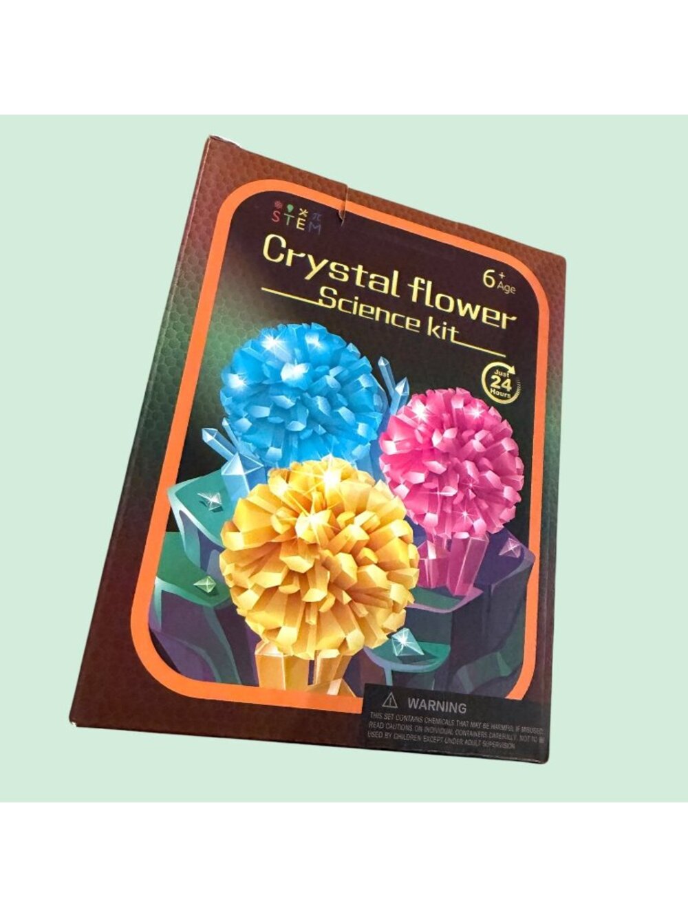 Crystal Flower Science Kit for Kids 6+